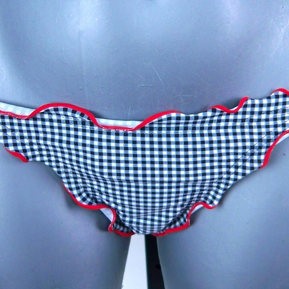 NWT Jrs GB Gianni Bini "GINGHAM" Lettuce Low Rise